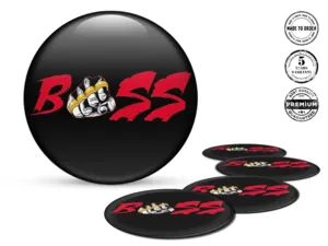 Car Rim Decal Logo Luxury Silicone Badges